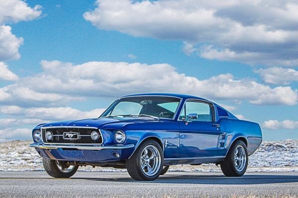 1967 Ford Mustang Fastback Blue Edition